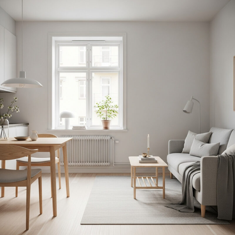 Minimalist small apartment