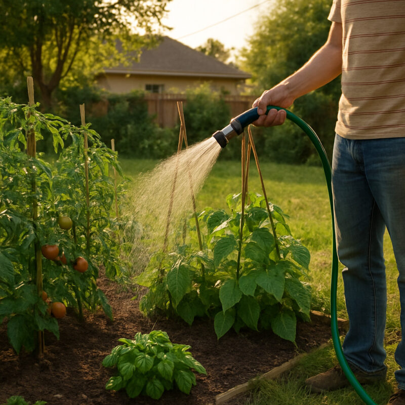 garden in summer 