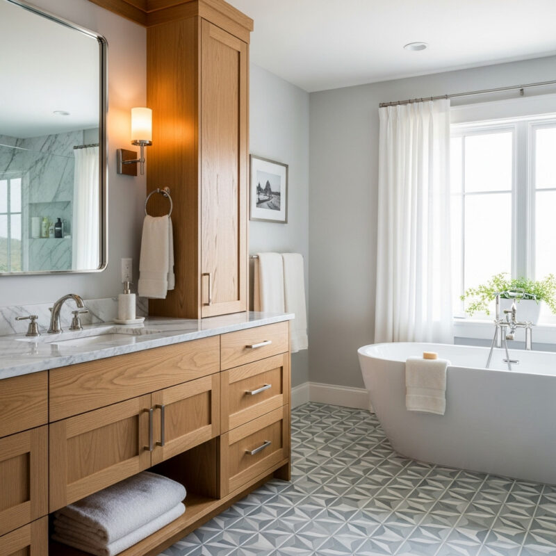 bathroom color palette