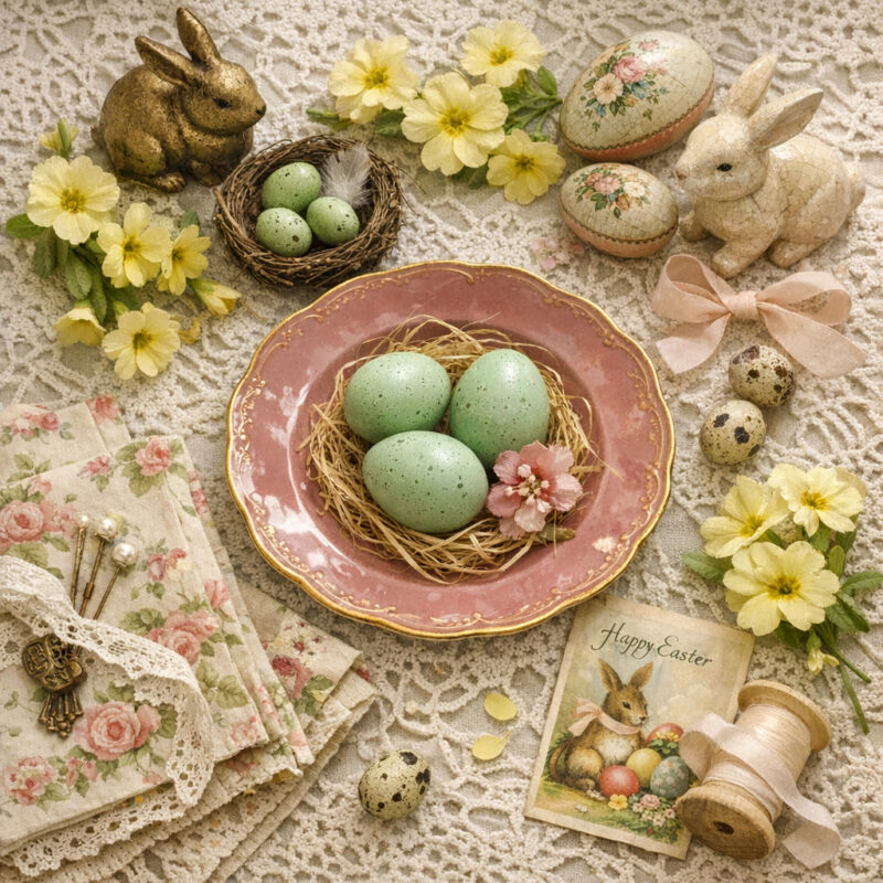 antique Easter decorations
