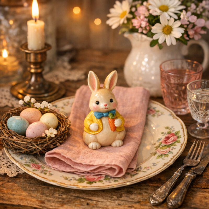 vintage Easter home decor